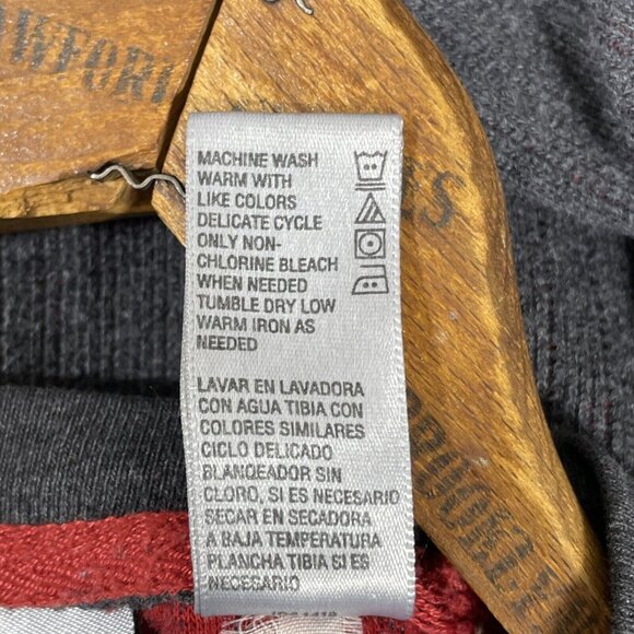 Farah Sweater Mens Size Small‎ Gray Ribbed Knit Cotton Winter Comfort Casual - Picture 12 of 14